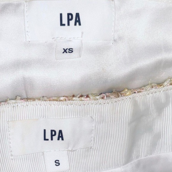 LPA Revolve Tweed Crop Top / Shorts Two Piece Set - Picture 4 of 4